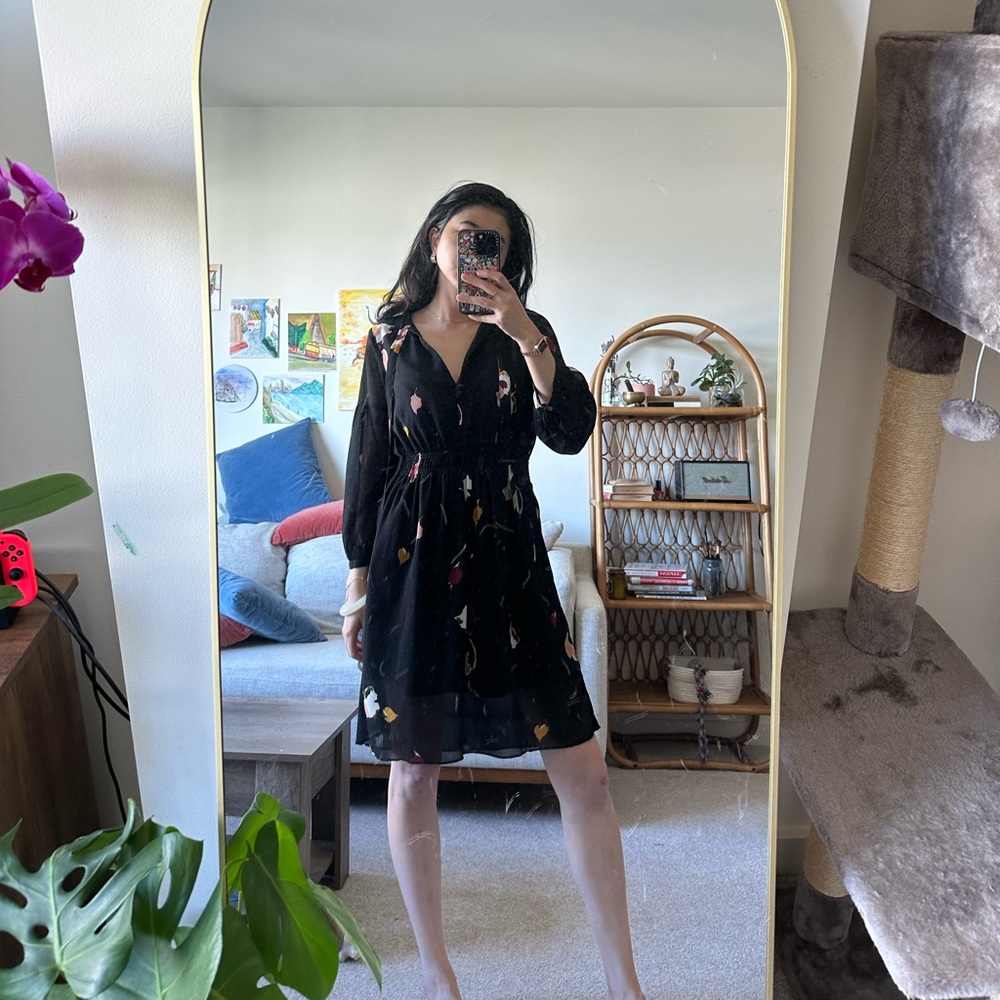 Madewell black dress